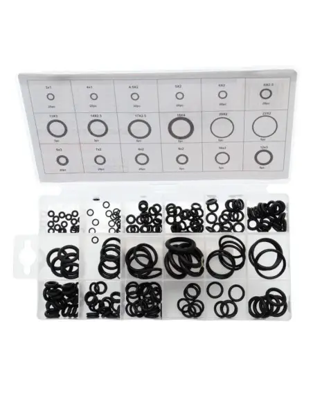 Set 225 garnituri din cauciuc, Tagred, cu 18 dimensiuni diferite intre 3 mm - 22 mm. Set 225 garnituri din cauciuc, Tagred, cu 18 dimensiuni diferite intre 3 mm - 22 mm.