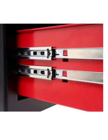 Dulap metalic echipat cu scule, profesional, Tagred, mobil, cu 7 sertare si 306 piese.