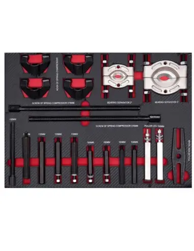 Dulap metalic echipat cu scule, profesional, Tagred, mobil, cu 7 sertare si 306 piese.