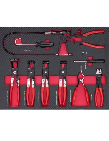 Dulap metalic echipat cu scule, profesional, Tagred, mobil, cu 7 sertare si 306 piese.