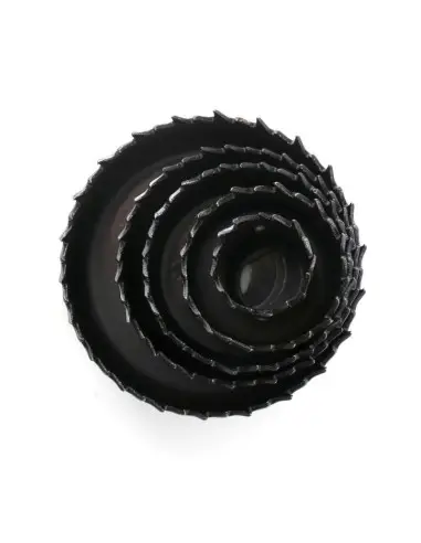 Set carote, Tagred, lemn, 19-64 mm, adaptor si cheie incluse, 11 piese