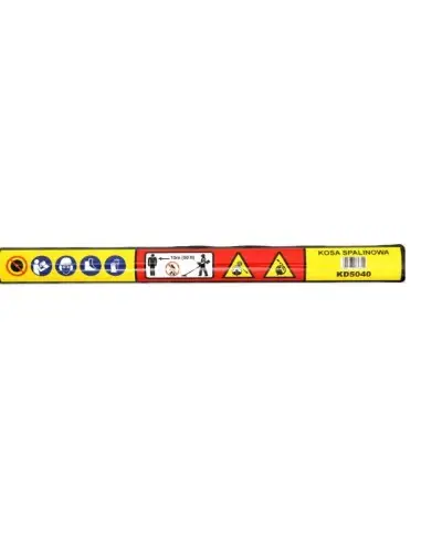 Motocoasa pe benzina, Kraft&Dele, 5.25 CP, motor in 2 timpi, taiere 43 cm, 8000 RPM