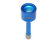 Carota diamantata, Tagred, pentru burghie si polizoare unghiulare utilizata la gaurirea uscata a placilor ceramice.