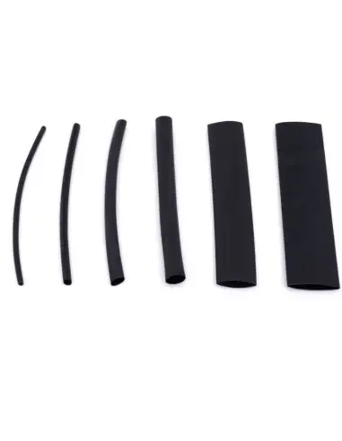 Set tuburi termocontractabile, Tagred, 10 cm, negre, 100 piese