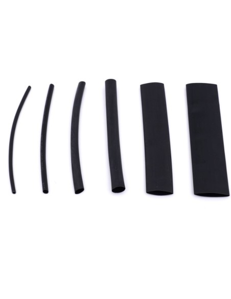 Set tuburi termocontractabile, Tagred, 10 cm, negre, 100 piese