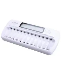 Incarcator baterie, Extol AAA / AA, NiMh / NiCd, 12 sloturi, LCD