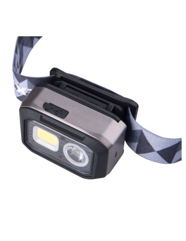 Lanterna frontala, Extol, Dual Power, Li-ion sau AAA, cu senzor IR, LED