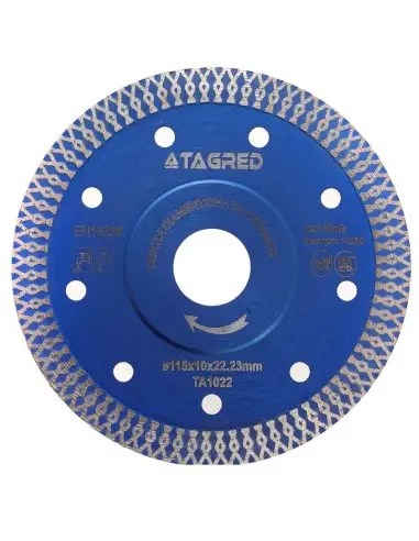 Disc diamantat, Tagred, 115 mm, pentru placi ceramice Disc diamantat, Tagred, 115 mm, pentru placi ceramice