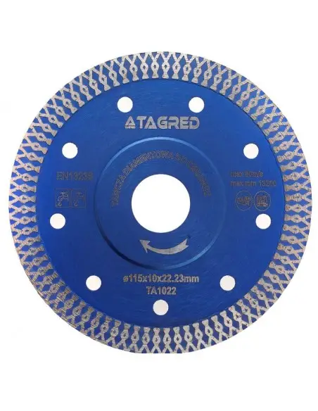 Disc diamantat, Tagred, 115 mm, pentru placi ceramice Disc diamantat, Tagred, 115 mm, pentru placi ceramice