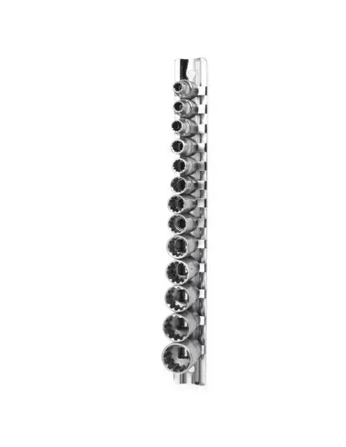 Set 13 chei tubulare, cu profil 1/4'', utilizate pentru strangerea sau slabirea suruburilor Torx, Spline.