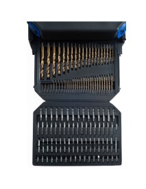 Trusa 300 burghie, biti, carote, spirale, Tagred, din otel Cr-V de inalta calitate pentru durabilitate sporita.