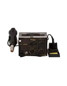Statie de lipit cu aer cald si letcon, Kraft&Dele, KD859, 700W, temperatura 100-480 grade