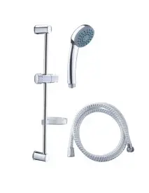 Set de dus Extol, para dus, suport, furtun, suport sapun, tija, 150 cm, crom