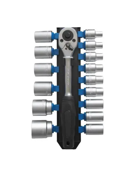 Set cheie cu clichet, 1/2 ", Extol Premium, si capete chei tubulare, 16 piese Set cheie cu clichet, 1/2 ", Extol Premium, si capete chei tubulare, 16 piese