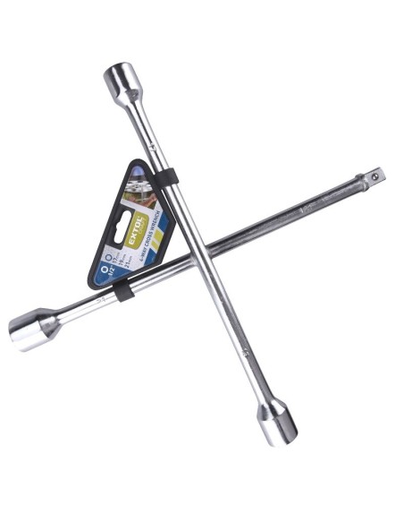 Cheie pentru roti in cruce, Extol, 17 - 19 - 21 mm, 1/2"