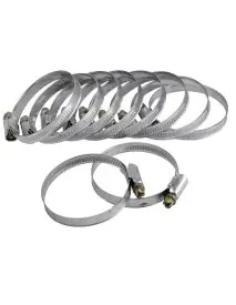Set 10 coliere pentru furtun, Extol, 8 - 12 mm