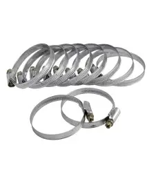 Set 10 coliere pentru furtun, Extol, inox, 10 - 16 mm