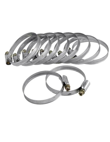 Set 10 coliere pentru furtun, Extol, inox, 10 - 16 mm Set 10 coliere pentru furtun, Extol, inox, 10 - 16 mm