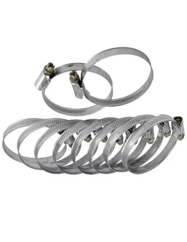 Set 10 coliere pentru furtun, Extol, inox, 10 - 16 mm Set 10 coliere pentru furtun, Extol, inox, 10 - 16 mm