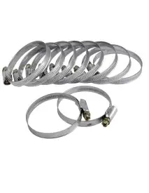 Set 10 coliere pentru furtun, Extol, inox, 32 - 50 mm