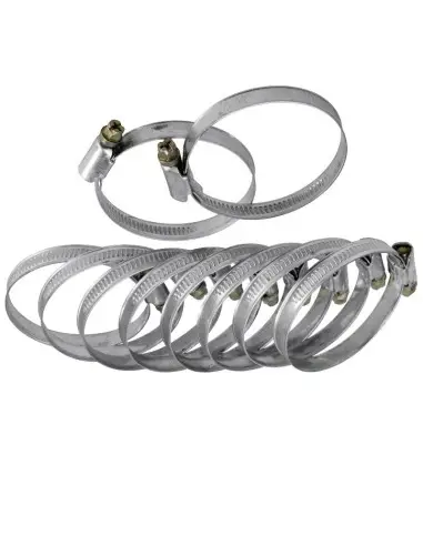 Set 10 coliere pentru furtun, Extol, inox, 32 - 50 mm Set 10 coliere pentru furtun, Extol, inox, 32 - 50 mm