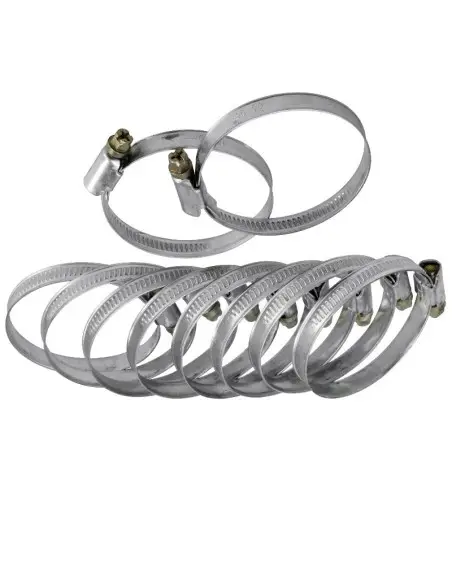 Set 10 coliere pentru furtun, Extol, inox, 32 - 50 mm Set 10 coliere pentru furtun, Extol, inox, 32 - 50 mm