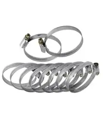 Set 10 coliere pentru furtun, Extol, inox, 40 - 60 mm