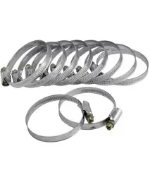 Set 10 coliere pentru furtun, Extol, inox, 50 - 70 mm, 70508
