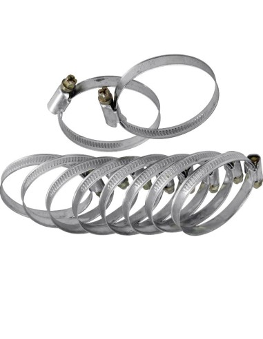 Set 10 coliere pentru furtun, Extol, inox, 50 - 70 mm Set 10 coliere pentru furtun, Extol, inox, 50 - 70 mm