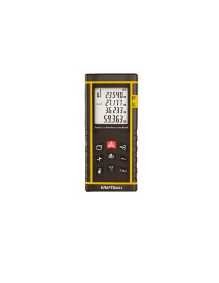 Telemetru digital cu laser, Kraft&Dele, 0,05 - 60 m, ± 1,5 mm Telemetru digital cu laser, Kraft&Dele, 0,05 - 60 m, ± 1,5 mm