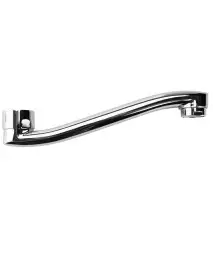 Pipa baterie curbata, Extol, tija lunga de 200 mm, crom