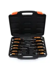 Set surubelnite mecanice, Kraft&Dele, cu varf drept si cruce, 12 piese, KD10284