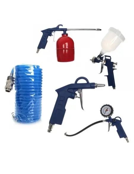 Set scule aer comprimat, Kraft&Dele, 5 piese Set scule aer comprimat, Kraft&Dele, 5 piese