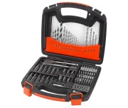 Set 75 piese burghie si biti, Extol Premium, HSS, CrV