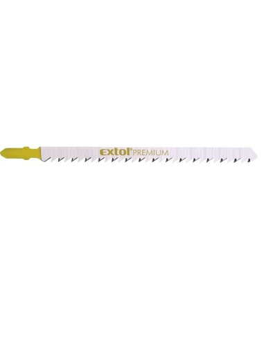 Set 5 lame ferastrau vertical, Extol, 126 x 4,0 mm, HCS Set 5 lame ferastrau vertical, Extol, 126 x 4,0 mm, HCS