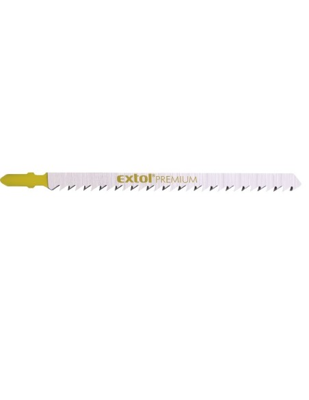 Set 5 lame ferastrau vertical, Extol, 126 x 4,0 mm, HCS Set 5 lame ferastrau vertical, Extol, 126 x 4,0 mm, HCS