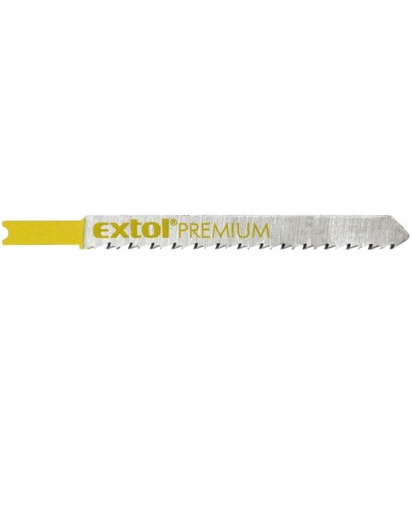 Set 5 lame ferastrau vertical, Extol Premium, 75 x 2,5 mm, HCS Set 5 lame ferastrau vertical, Extol Premium, 75 x 2,5 mm, HCS