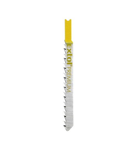 Set 5 lame ferastrau vertical, Extol Premium 75 x 4,0 mm, HCS Set 5 lame ferastrau vertical, Extol Premium 75 x 4,0 mm, HCS