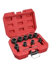 Trusa adaptoare de impact 3 / 8 ", Extol Premium, 10 - 19 mm, CrMo