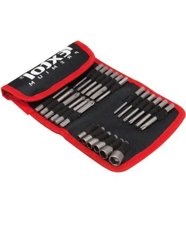 Set surubelnita cu clichet 1/4" si biti Extol, 3 - 65 mm, 25 piese Set surubelnita cu clichet 1/4" si biti Extol, 3 - 65 mm, 25 piese