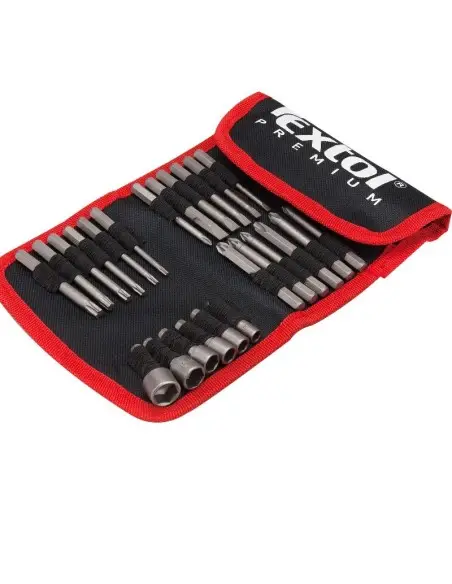 Set surubelnita cu clichet 1/4" si biti Extol, 3 - 65 mm, 25 piese Set surubelnita cu clichet 1/4" si biti Extol, 3 - 65 mm, 25 piese
