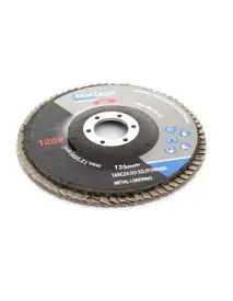 Disc lamelar slefuire, Kraft&Dele, pentru metal si lemn, 125 mm, P60