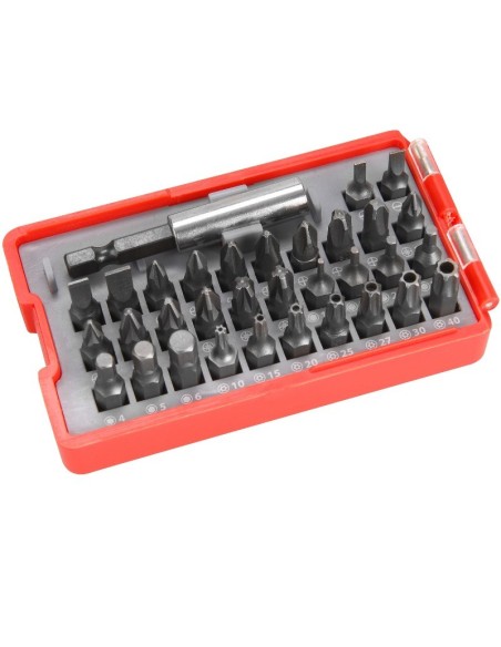 Set 33 biti, Extol Premium 1/4", PZ, PH, HEX 3 - 40 mm