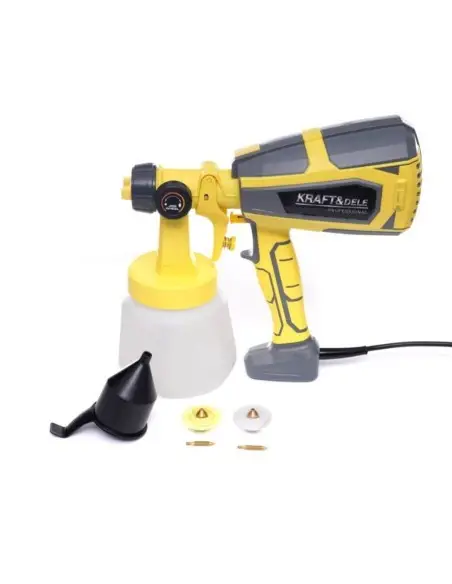Pistol de vopsit electric, Kraft&Dele, 500 W, 1000 ml, 1650 l/min