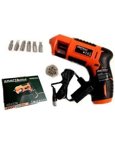 Surubelnita cu acumulator, Kraft&Dele, 1300 mAh, cu biti