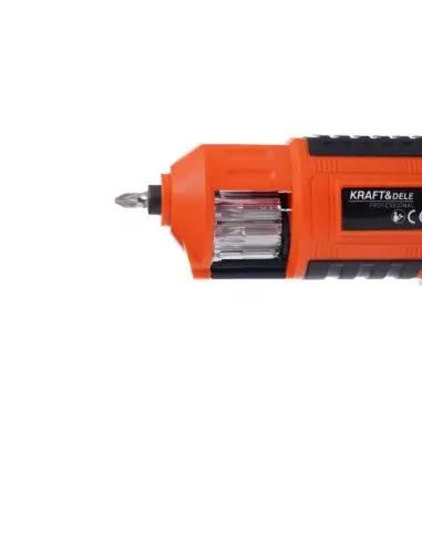 Surubelnita electrica cu acumulator, Kraft&Dele, 1300 mAh, cu biti