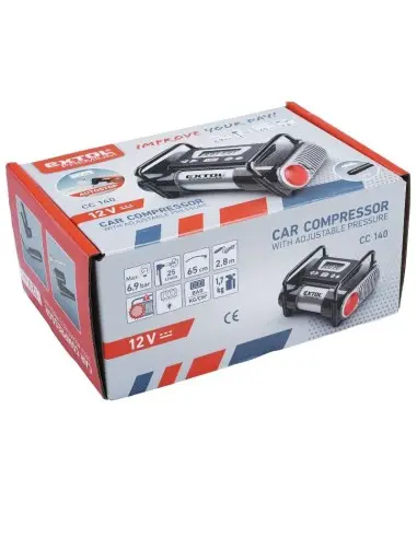 Compresor auto Extol Premium, 12 V, 6.9 bar
