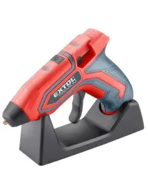 Pistol lipit, Extol Premium, cu topire la cald, 4 V Li-ion, 1500 mAh
