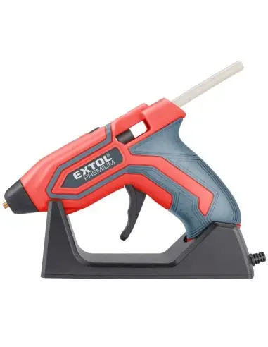 Pistol lipit, Extol Premium, cu topire la cald, 4 V Li-ion, 1500 mAh