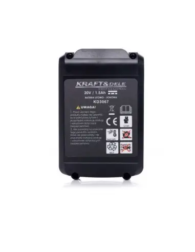 Autofiletanta cu acumulator, Kraft&Dele, 1500 mAh, LI-ION, afisaj LCD